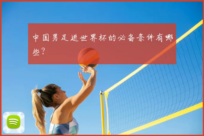 中国男足进世界杯的必备条件有哪些?